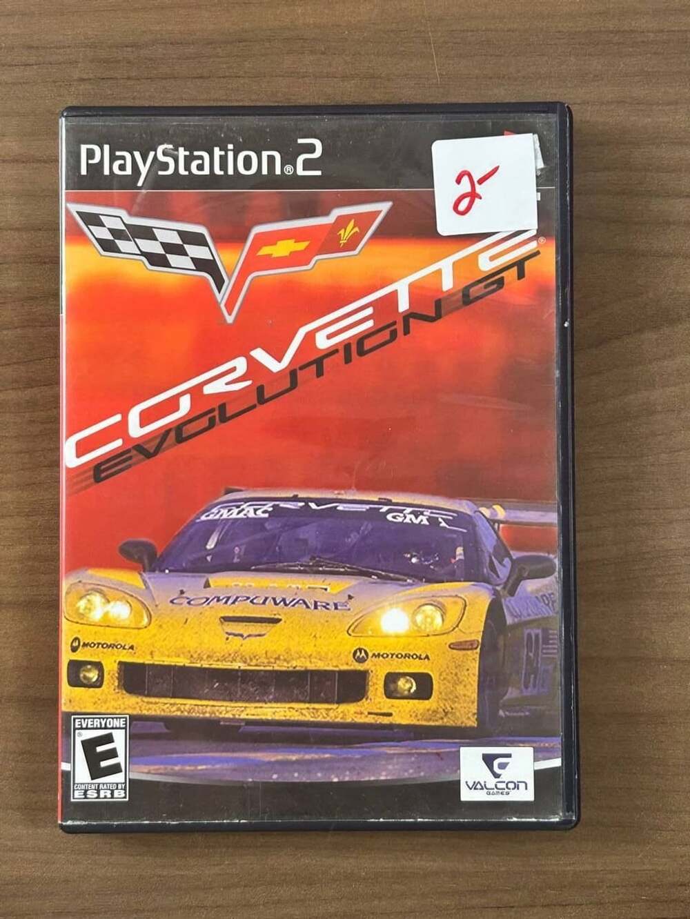 Corvette Evolution GT PS2 PlayStation 2 2006 Valcon Games NTSC CIB